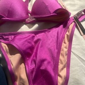 Victorias Secret Shine Strap Swim Suit 32C-XL